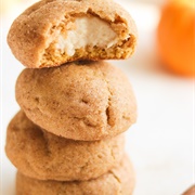 Cheesecake-Stuffed Pumpkin Snickerdoodles