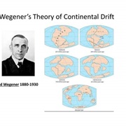 Alfred Wegener First Presented the Theory of Continental Drift 1912