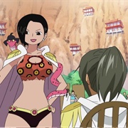 411. the Secret Hidden on Their Backs - Luffy Encounters the Snake Princess