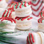 Christmas Tree Cake Macarons