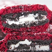 Red Velvet Fried Oreos