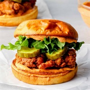 Fried Meat Sandwich