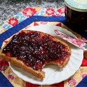 Blackberry Jam Toast