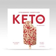 Keto Pint Strawberry Shortcake Ice Cream Bar