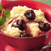 Cherry Rice Pudding