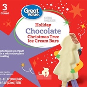 Great Value Holiday Chocolate Christmas Tree Ice Cream Bars