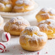 Peppermint Cream Puffs