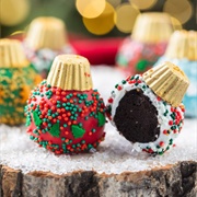 Christmas Ornament Oreo Balls