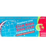 Compliments Club Soda Raspberry Lime