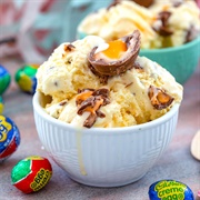 Cadbury Creme Egg Ice Cream