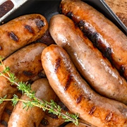 Cheddar &amp; Black Pepper Pork Sausages