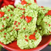 Grinch Rice Krispie Treats