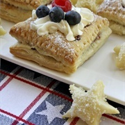 Patriotic Red White Blue Pastries