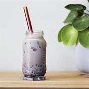 Red Bean Boba Tea