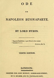 Ode to Napoleon (Lord Byron)