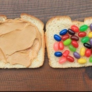 Jelly Bean Peanut Butter Sandwich