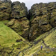 Rauðfeldsgjá Gorge, Snæfellsnes Peninsula, Iceland