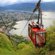 Mount Tenjo, by Lake Kawaguchi, Japan