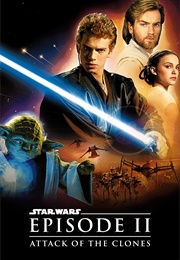 Star Wars: Episode II – Attack of the Clones - Hayden Christensen as Anakin Skywalker (2002)