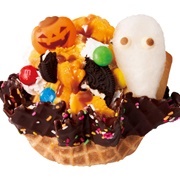 Ghost Pumpkin Treat Ice Cream