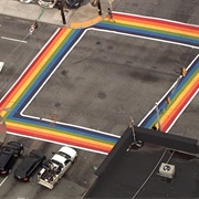 Atlanta Rainbow Crosswalks