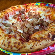 Plant-Based Italian Sausage Pizza