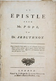 Epistle to Dr Arbuthnot (Alexander Pope)