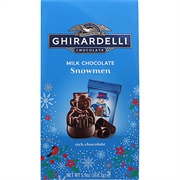 Ghirardelli Dark Chocolate Snowmen