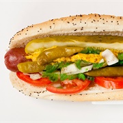 Chicago-Style Hot Dog in Chicago, Illinois