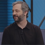 20. Judd Apatow Wears a Polo and Blue Suede Shoes