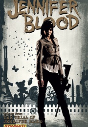 Jennifer Blood (Dynamite); Vol. 4: The Trial of Jennifer Blood (Al Ewing)