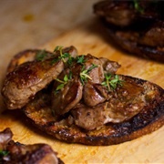 Chicken Livers Toast