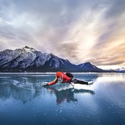 Ice Skate on a Lake