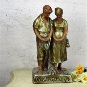 Plaster Statuettes of Praying Farmers