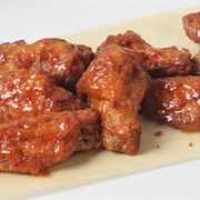 Sweet Mango Habanero Wings