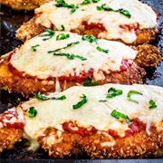 Chicken Parmigiana in Parma, Italy