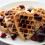 Cherry Waffles