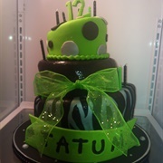 Black Green Cake