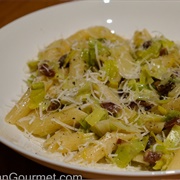 Leek and Pancetta Penne