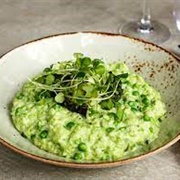 Green Pea Risotto