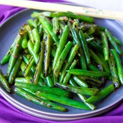 Asian Stir Fried French Beans