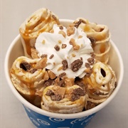 Caramel Rolled Ice Cream