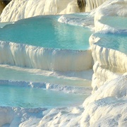 Terraced Thermal Pools of Pamukkale, Turkey