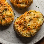 Cheesy Onion Baked Potatoes