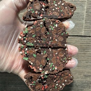 Halfsies Cookie Co. Christmas Cosmic Stout Brownie Cookie