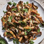 Portobello, Porcini, Shiitake and Mascarpone Pasta