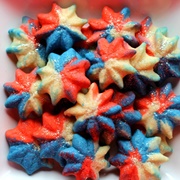 Patriotic Spritz Cookies