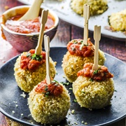 Avocado Macaroni and Cheese Balls