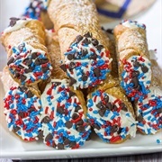 Red White Blue Cannoli