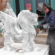 Carved an Ice Sculpture